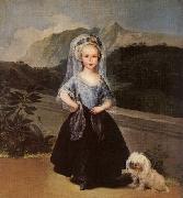 Francisco de Goya Portrait of Mana Teresa de Borbon Y Vallabriga Sweden oil painting artist
